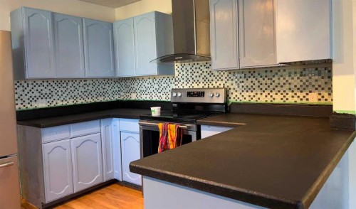 5118 Alexander Avenue, Coronation, AB - Indoor Photo Showing Kitchen