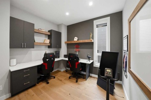 102 Longmire Close, Red Deer, AB - Indoor Photo Showing Office