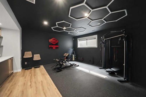 102 Longmire Close, Red Deer, AB - Indoor Photo Showing Gym Room