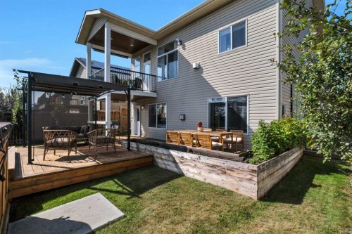 96 Valentine Crescent, Red Deer, AB - Outdoor With Deck Patio Veranda With Exterior