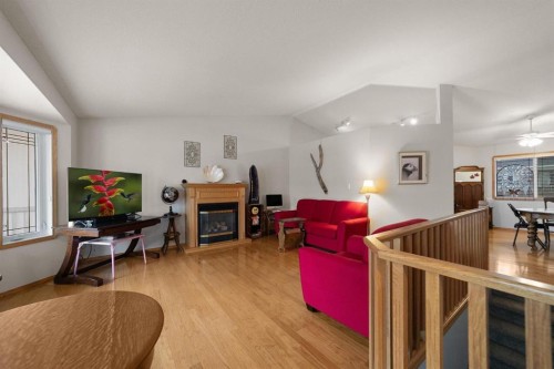6308 30 Avenue, Camrose, AB - Indoor With Fireplace