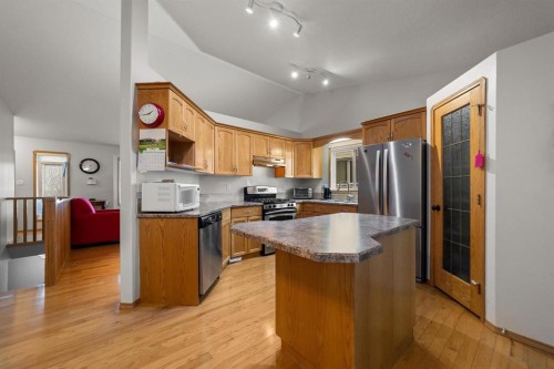6308 30 Avenue, Camrose, AB - Indoor Photo Showing Kitchen With Stainless Steel Kitchen With Double Sink