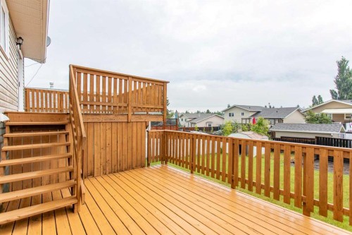 22 Bruns Crescent, Lacombe, AB - Outdoor With Deck Patio Veranda With Exterior