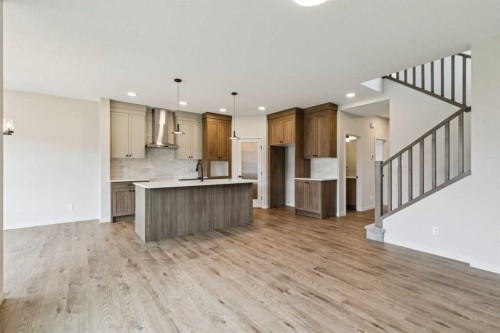 660 Clearwater Heath, Chestermere, AB - Indoor Photo Showing Kitchen With Upgraded Kitchen
