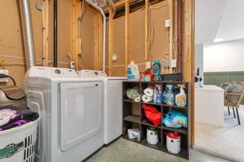70 Garden Road, Lacombe, AB - Indoor Photo Showing Laundry Room