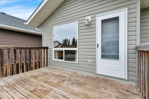 70 Garden Road, Lacombe, AB - Outdoor With Deck Patio Veranda With Exterior