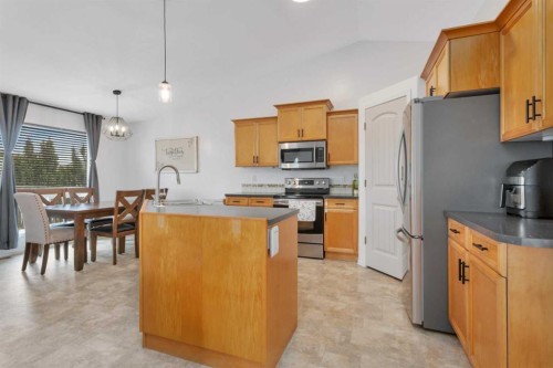 70 Garden Road, Lacombe, AB - Indoor Photo Showing Kitchen
