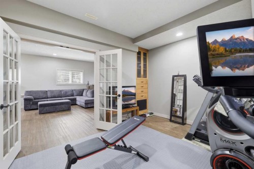106 Oaklands Crescent, Red Deer, AB - Indoor Photo Showing Gym Room
