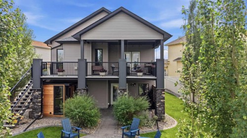 106 Oaklands Crescent, Red Deer, AB - Outdoor With Deck Patio Veranda
