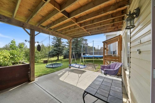 2 Estella Crescent, Lacombe, AB - Outdoor With Deck Patio Veranda With Exterior