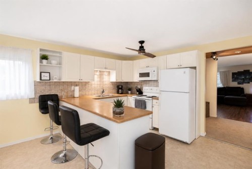 5115 48 Avenue, Sylvan Lake, AB - Indoor Photo Showing Kitchen