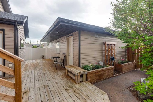 49 Castella Crescent, Red Deer, AB - Outdoor With Deck Patio Veranda With Exterior