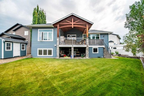 77 Grove Close, Red Deer, AB - Outdoor With Deck Patio Veranda