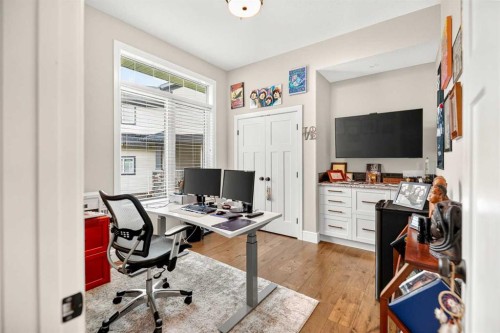 77 Grove Close, Red Deer, AB - Indoor Photo Showing Office