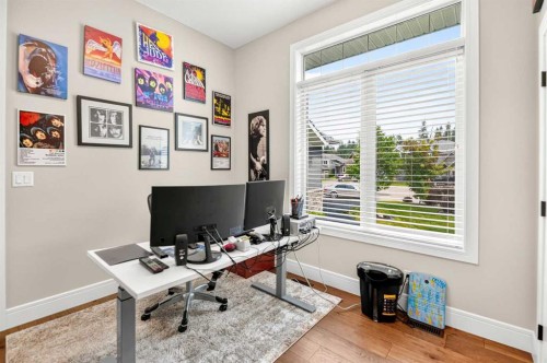 77 Grove Close, Red Deer, AB - Indoor Photo Showing Office