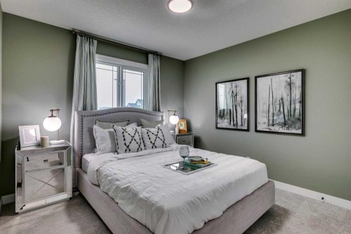 59 Creekside Rise Sw, Calgary, AB - Indoor Photo Showing Bedroom