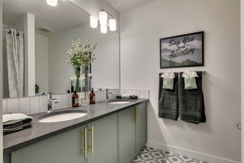 59 Creekside Rise Sw, Calgary, AB - Indoor Photo Showing Bathroom