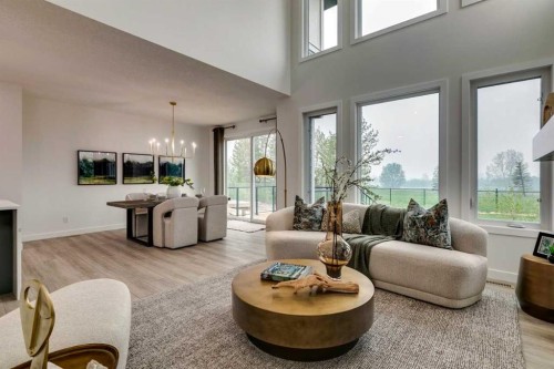 59 Creekside Rise Sw, Calgary, AB - Indoor Photo Showing Living Room
