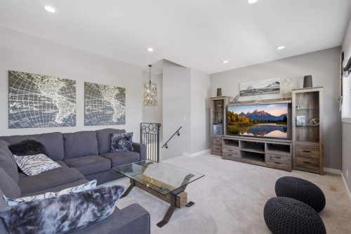 5918 Panorama Drive, Blackfalds, AB - Indoor Photo Showing Living Room