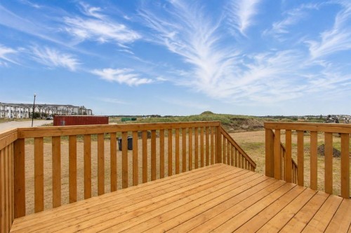 5 Beacon Hill Drive, Sylvan Lake, AB - Outdoor With Deck Patio Veranda With View