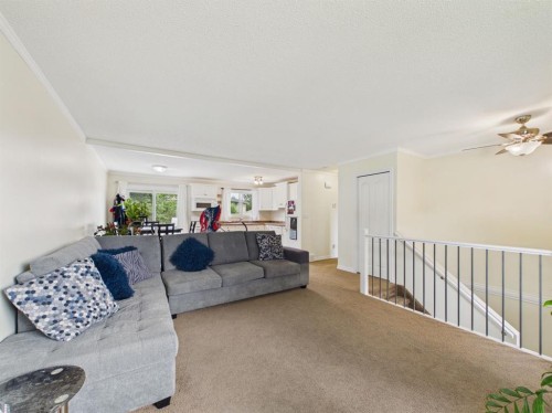 42 Greenham Drive, Red Deer, AB - Indoor Photo Showing Living Room