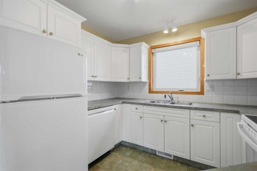 69 Durand Crescent, Red Deer, AB - Indoor Photo Showing Kitchen With Double Sink