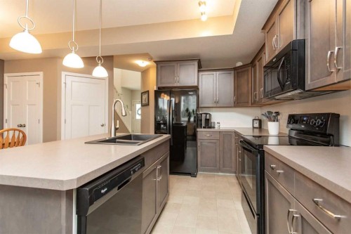 5 Tallman Close, Red Deer, AB - Indoor Photo Showing Kitchen With Double Sink