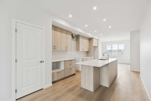 65 Aquila Terrace Nw, Calgary, AB - Indoor Photo Showing Kitchen With Upgraded Kitchen