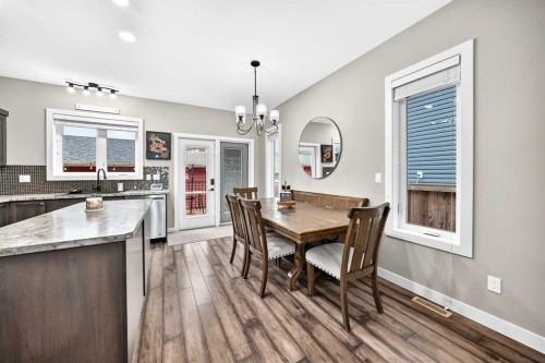 146 Morris Court, Blackfalds, AB - Indoor Photo Showing Dining Room