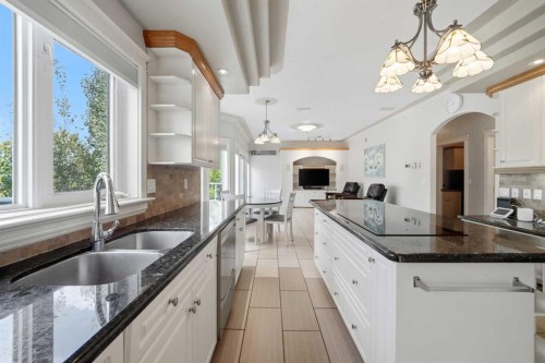 25 Ashmore Close, Red Deer, AB - Indoor Photo Showing Kitchen With Double Sink
