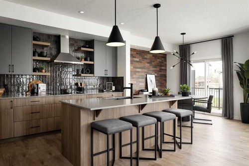 63 Annette Hill Nw, Calgary, AB - Indoor Photo Showing Kitchen With Upgraded Kitchen