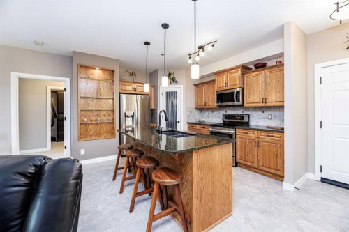 109-5213 61 Street, Red Deer, AB - Indoor Photo Showing Kitchen With Double Sink