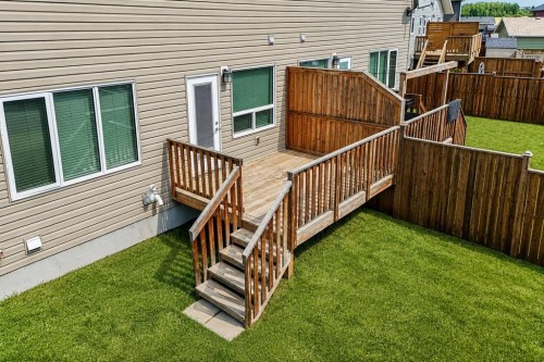 66 Ranchers Close, Lacombe, AB - Outdoor With Deck Patio Veranda With Exterior