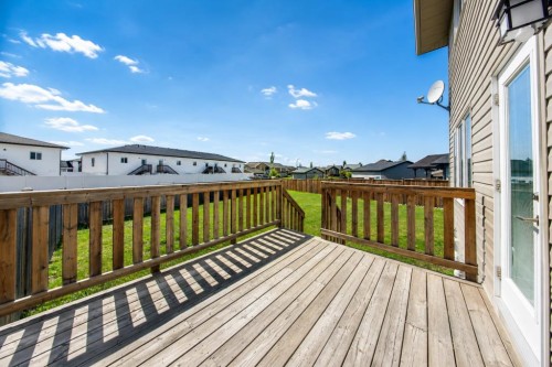 66 Ranchers Close, Lacombe, AB - Outdoor With Deck Patio Veranda With Exterior