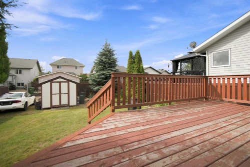 132 Downing Close, Red Deer, AB - Outdoor With Deck Patio Veranda With Exterior