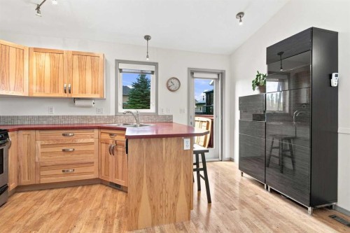 132 Downing Close, Red Deer, AB - Indoor Photo Showing Kitchen With Double Sink