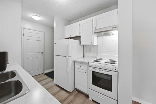 305-19 Bennett Street, Red Deer, AB - Indoor Photo Showing Kitchen With Double Sink