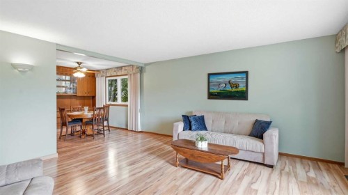 5107 58 Street, Camrose, AB - Indoor Photo Showing Living Room