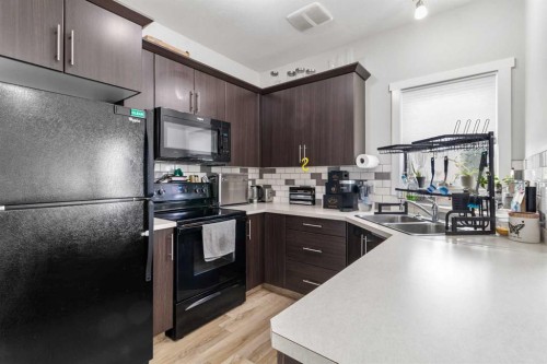 8 Sullivan, Red Deer, AB - Indoor Photo Showing Kitchen With Double Sink