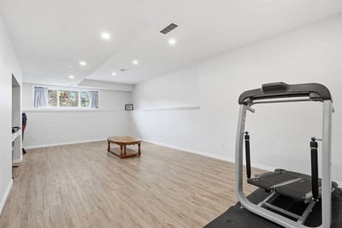 148 Vickers Close, Red Deer, AB - Indoor Photo Showing Gym Room