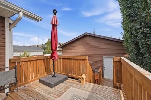 148 Vickers Close, Red Deer, AB - Outdoor With Deck Patio Veranda With Exterior
