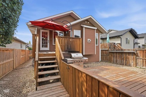 148 Vickers Close, Red Deer, AB - Outdoor With Deck Patio Veranda With Exterior