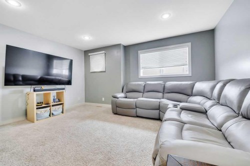 210 Viscount Drive, Red Deer, AB - Indoor Photo Showing Living Room