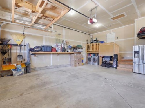 73 Lalor Drive, Red Deer, AB - Indoor Photo Showing Garage