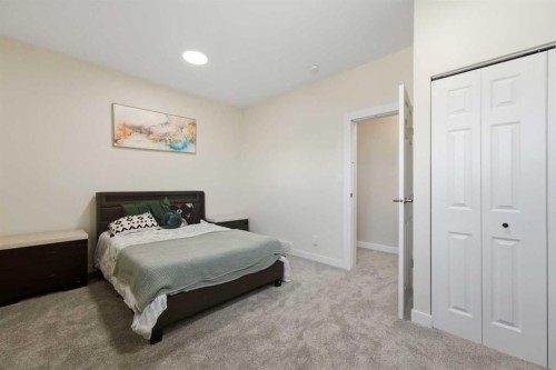 35 Erica Drive, Lacombe, AB - Indoor Photo Showing Bedroom