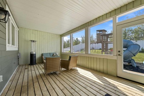 35 Erica Drive, Lacombe, AB - Outdoor With Deck Patio Veranda With Exterior