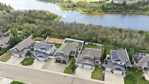 35 Erica Drive, Lacombe, AB - Outdoor With Body Of Water With View
