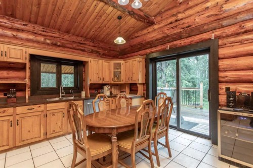 34470 Range Road 20, Rural Red Deer County, AB - Indoor Photo Showing Dining Room