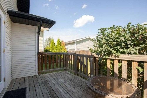 22 Valley Crescent, Blackfalds, AB - Outdoor With Deck Patio Veranda With Exterior