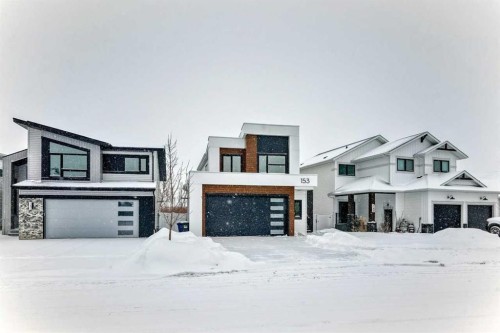 153 Emerald Drive, Red Deer, AB - Outdoor With Facade